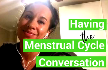 having the menstrual cycle conversation with Nardia