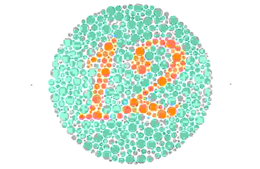number 12 colorblind test