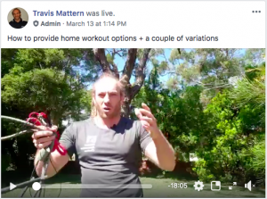 Video of Travis form Fitness Education Online educating on exercises